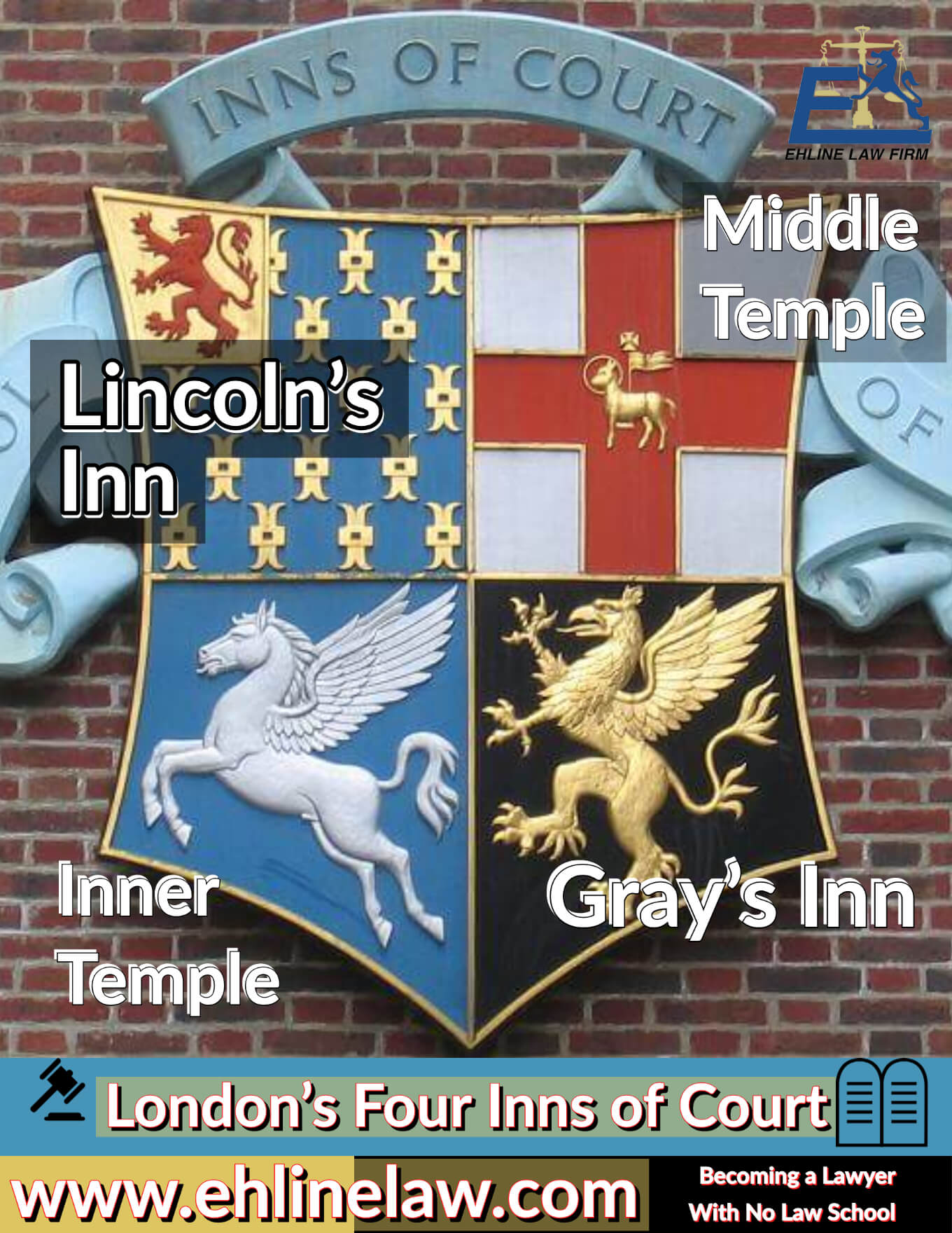 Heraldry of the First Inns of Court of London