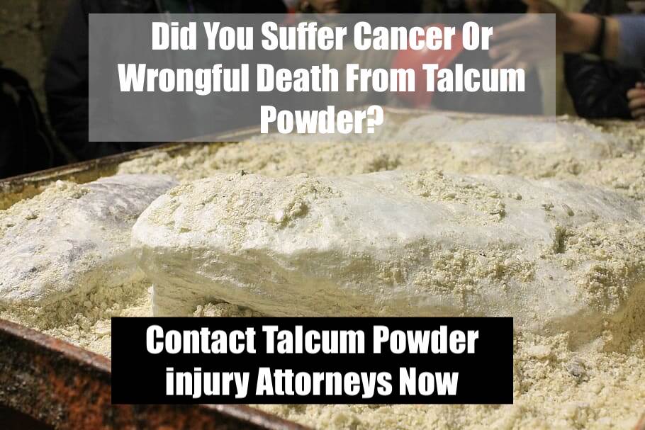 Talcum powder lawsuit injuries