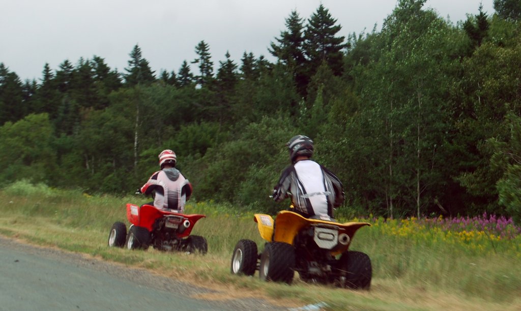 Preventing and collecting for all terrain vehicle mishaps.