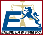 Ehline Law Firm Personal Injury Attorneys, APLC logo.