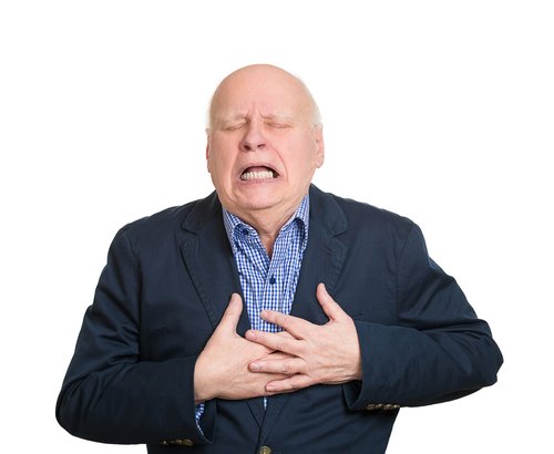 Elder with chest pains