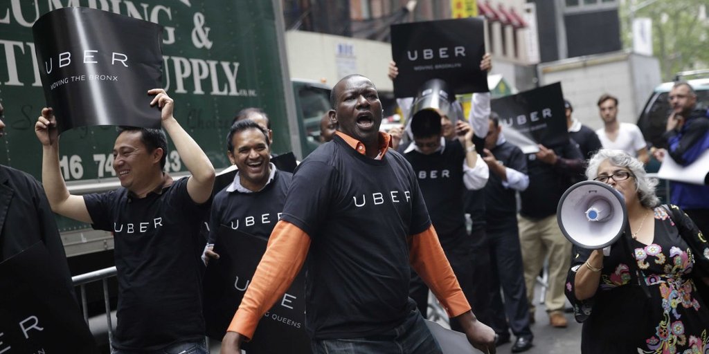 Uber driver union on strike