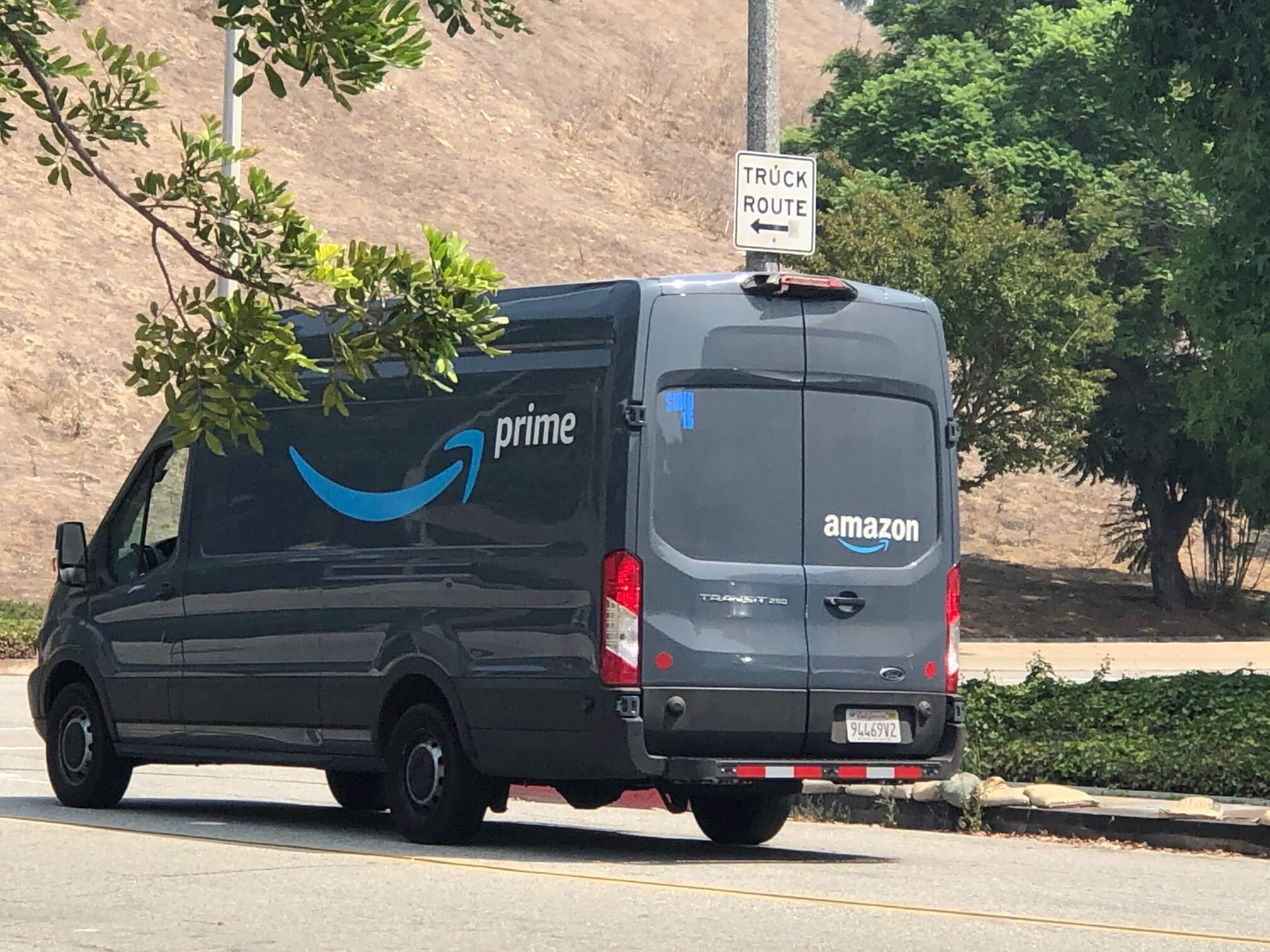 Amazon Prime delivery van