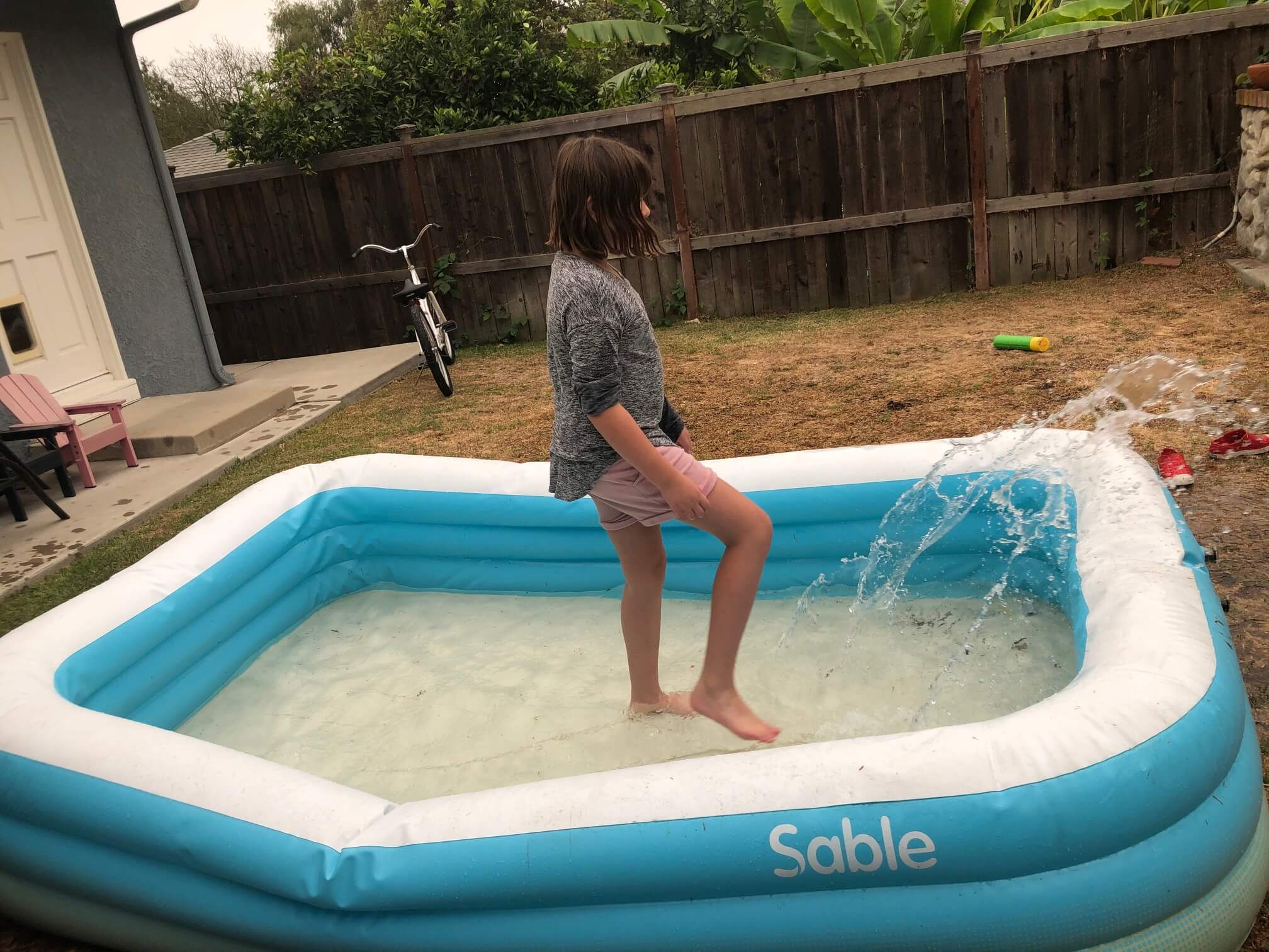 Swimming Pool with girl