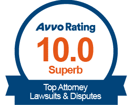 AVVO rated top 10.
