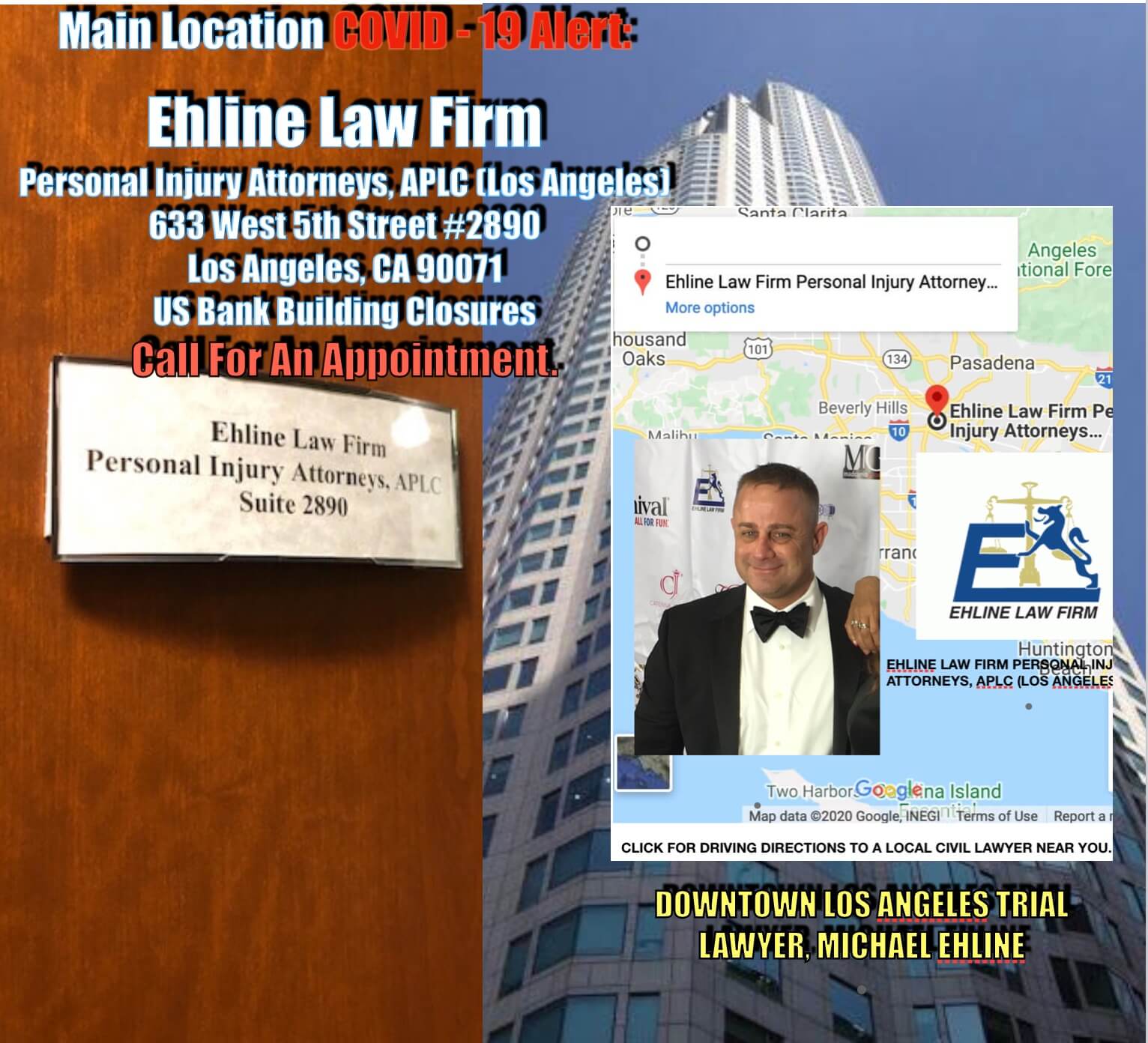 Los Angeles Personal Injury Attorneys California Accident Lawyer 100 Million Won Ehline Law Firm