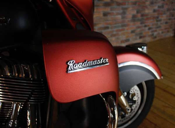 Indian Roadmaster in red color