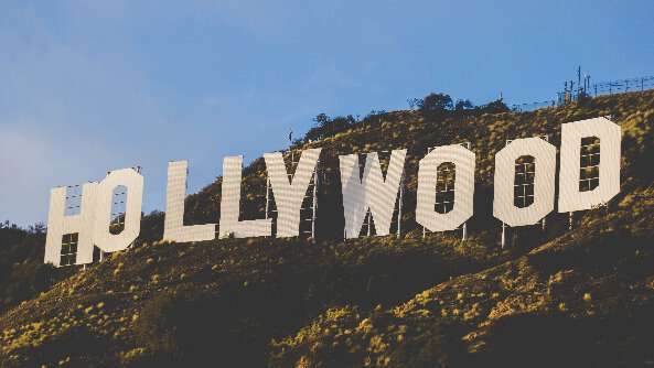 Hollywood Sign Landmark Near Griffith Park, CA
