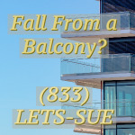 Free consultation with fallen balcony injury law firm