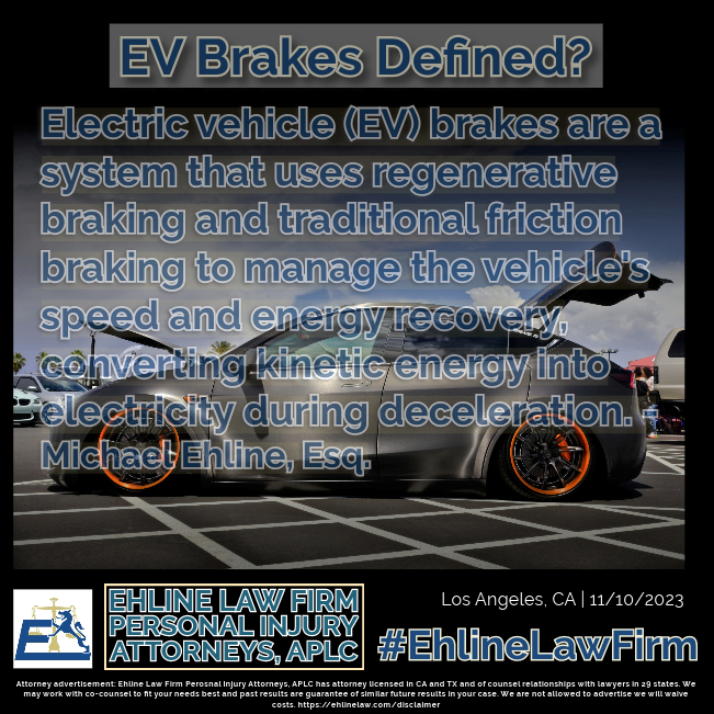 EV Brakes defined
