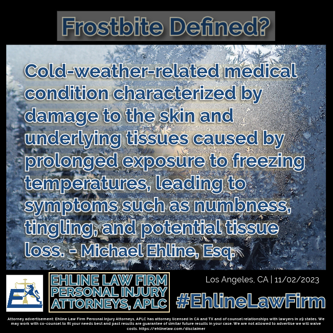 Frostbite defined