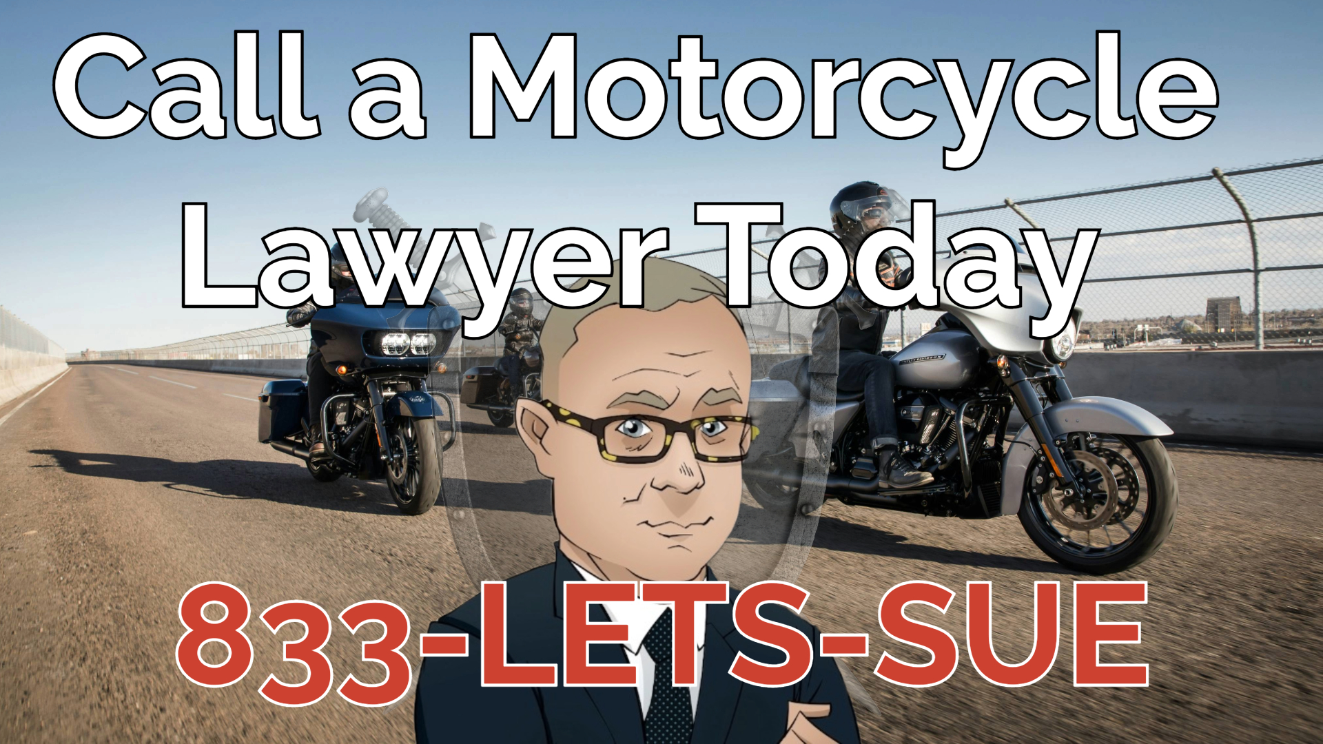 If you were in a motorcycle crash or want to learn more about your 2A rights, call (833) LETS-SUE today!