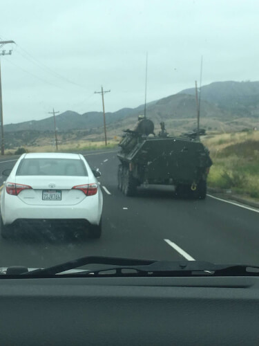 LAV Accident Camp Pendleton