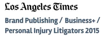 Personal Injury Attorney Rancho Cucamonga - LA Times Featured