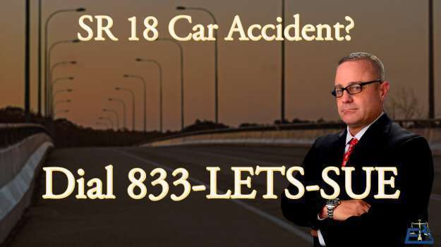 Michael Ehline SR 18 car crash attorney
